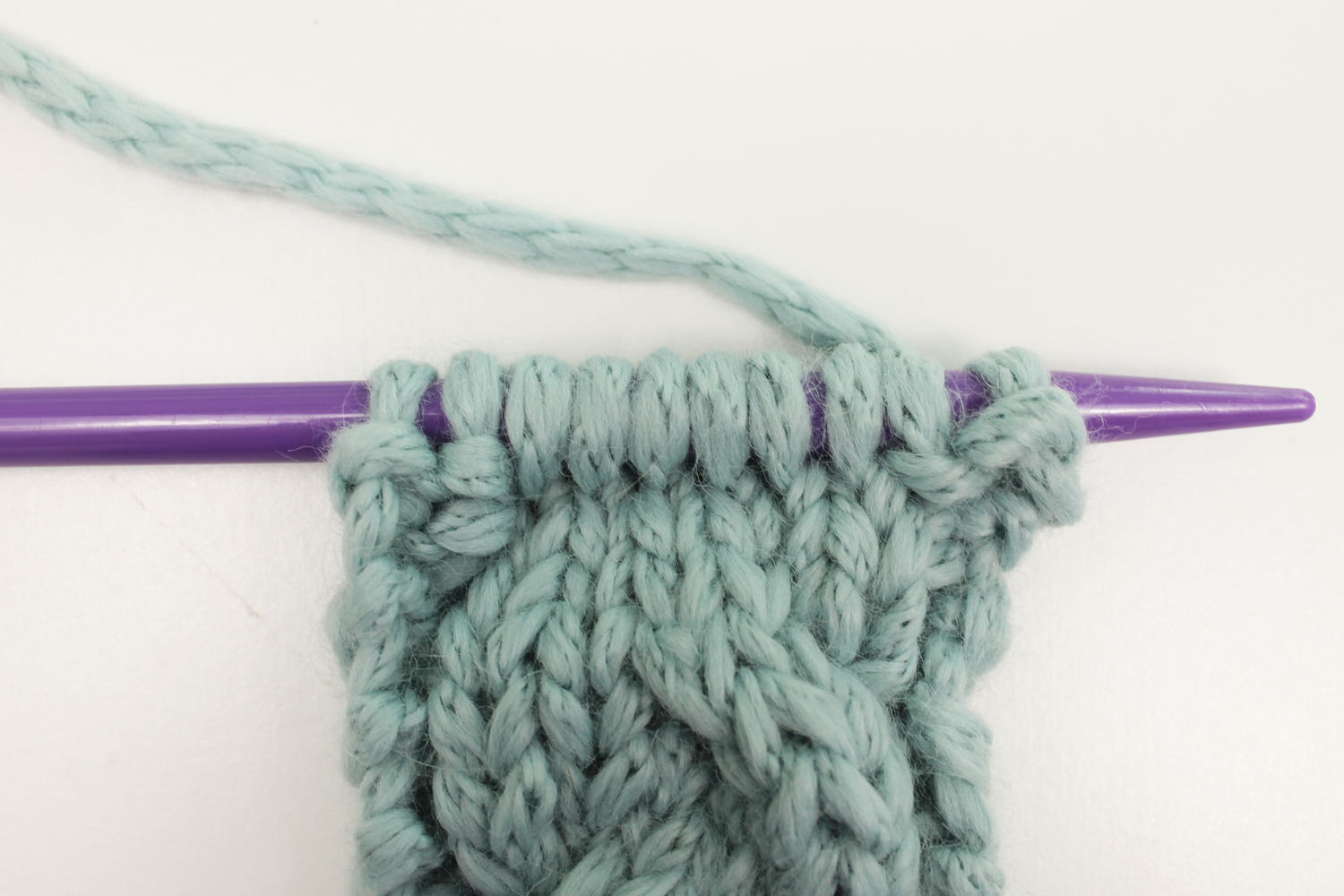Knit cable braid