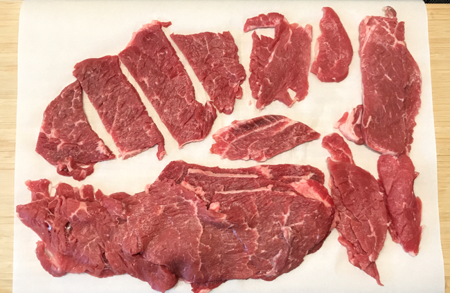 beef cut thin