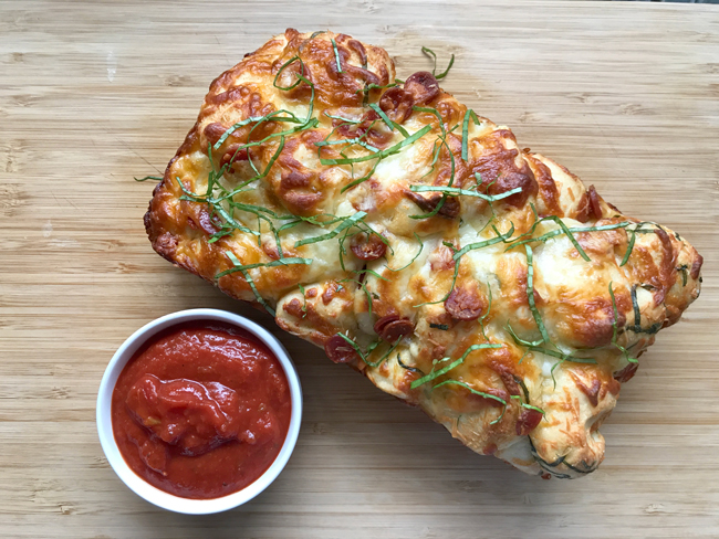 pizza bread loaf