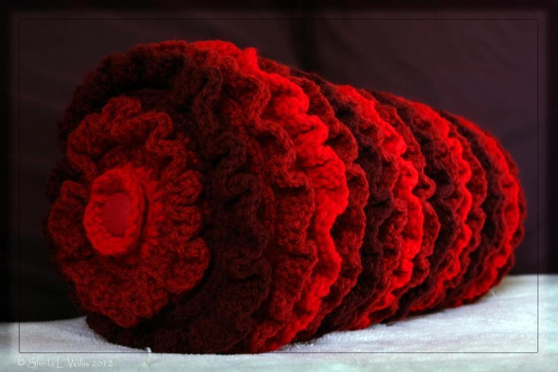 ruffled bolster crochet pattern