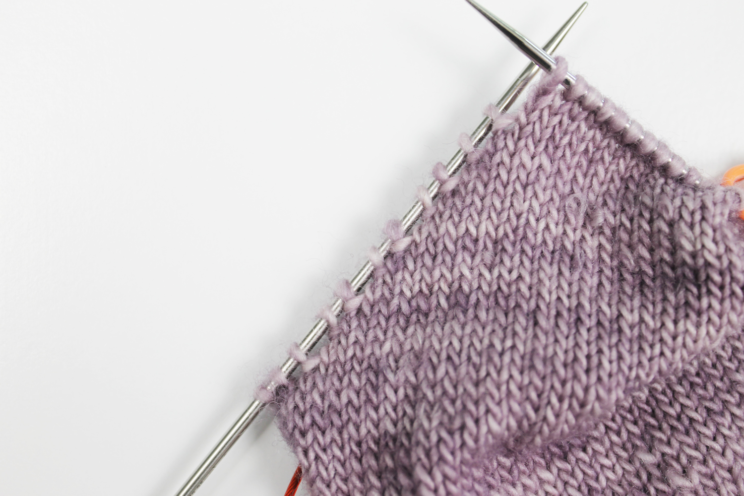 Short Row Heel knitting