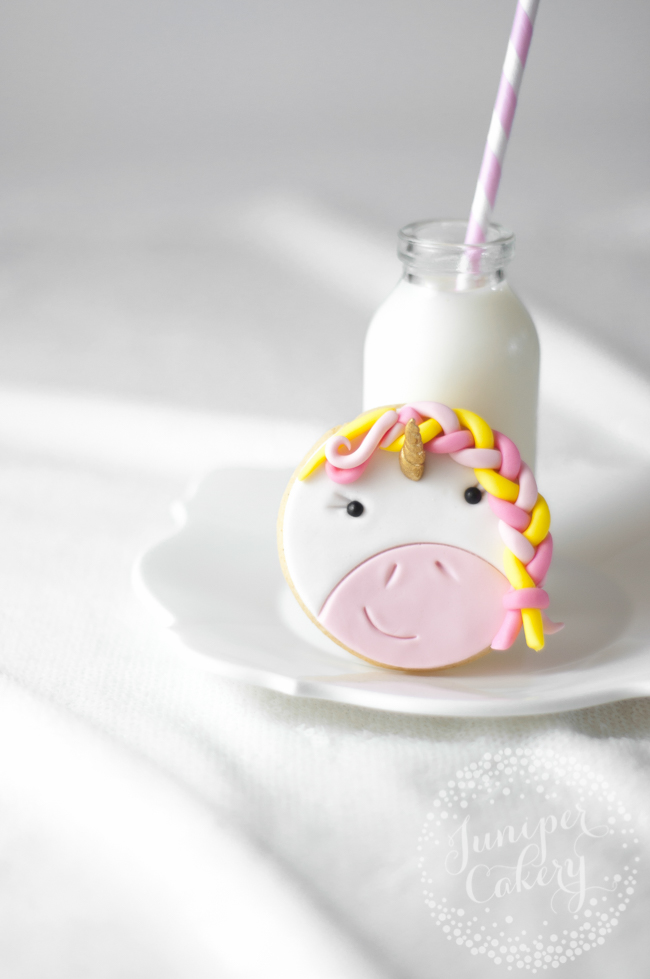Simple and easy unicorn cookie tutorial