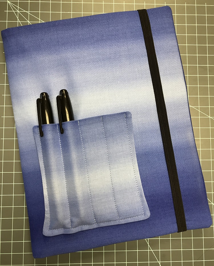 finished hand-sewn journal cover