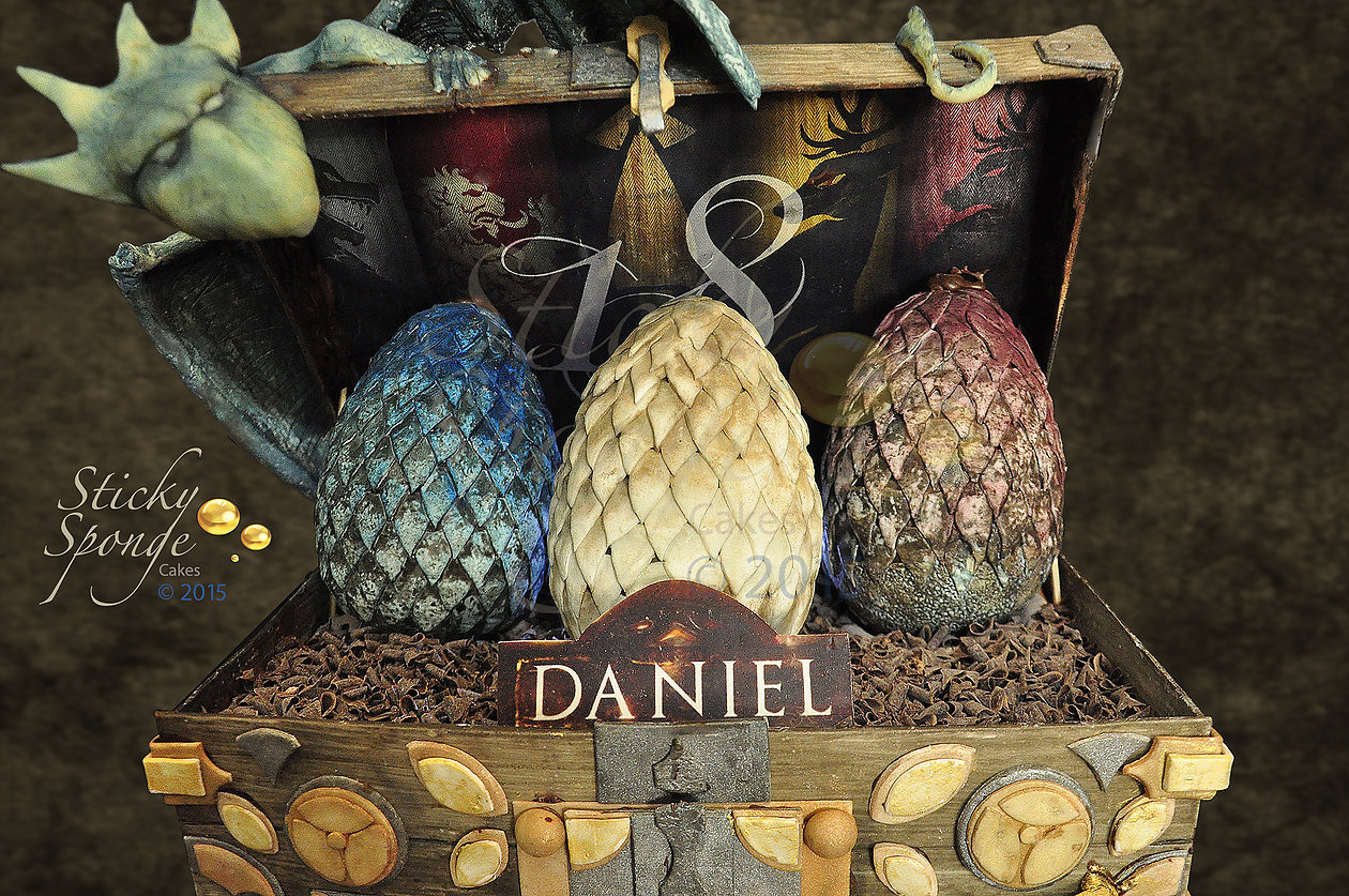Dragon egg cake