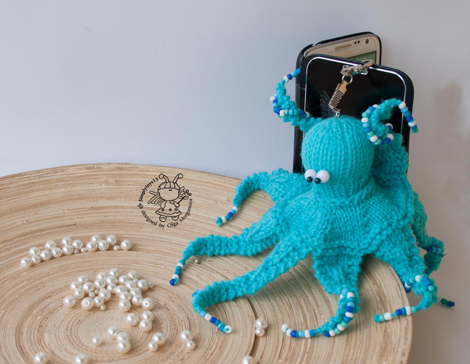 Keychain Octopus Knitting Pattern