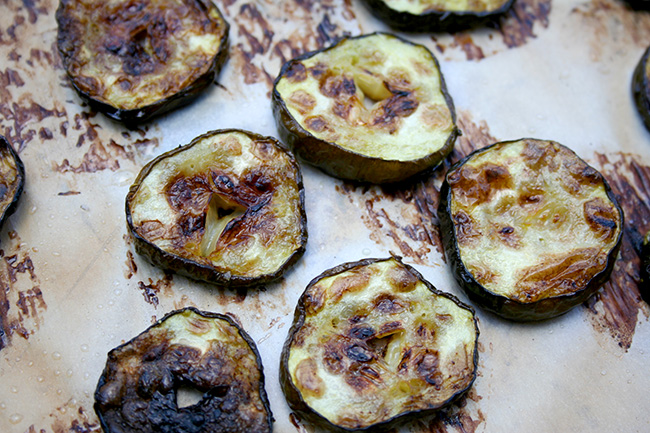 Baked cucumbers 