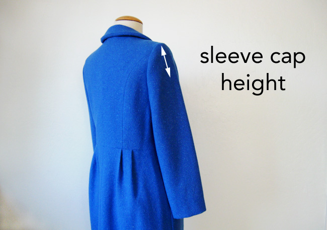 blue coat sleeve 