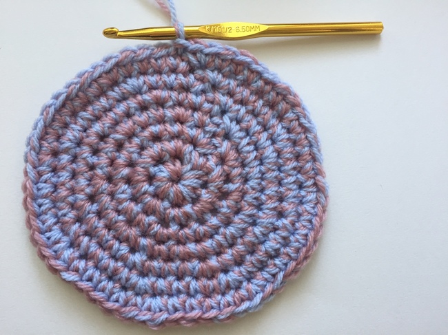 crochet bowl round 7