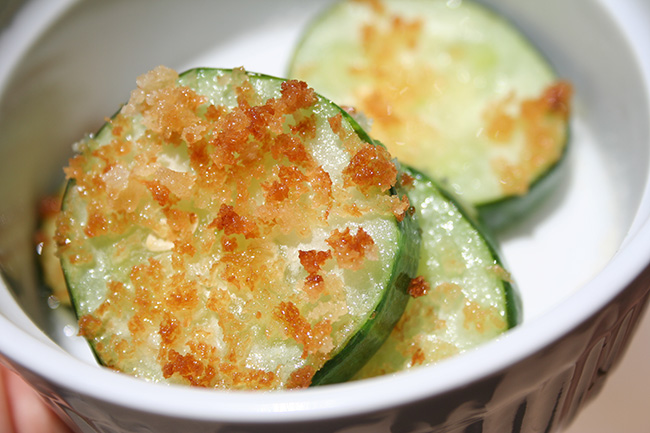 Fried cucumbers 