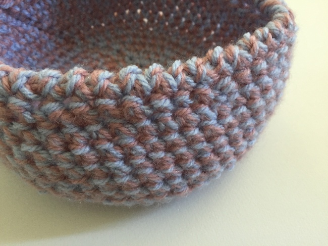how to crochet a bowl