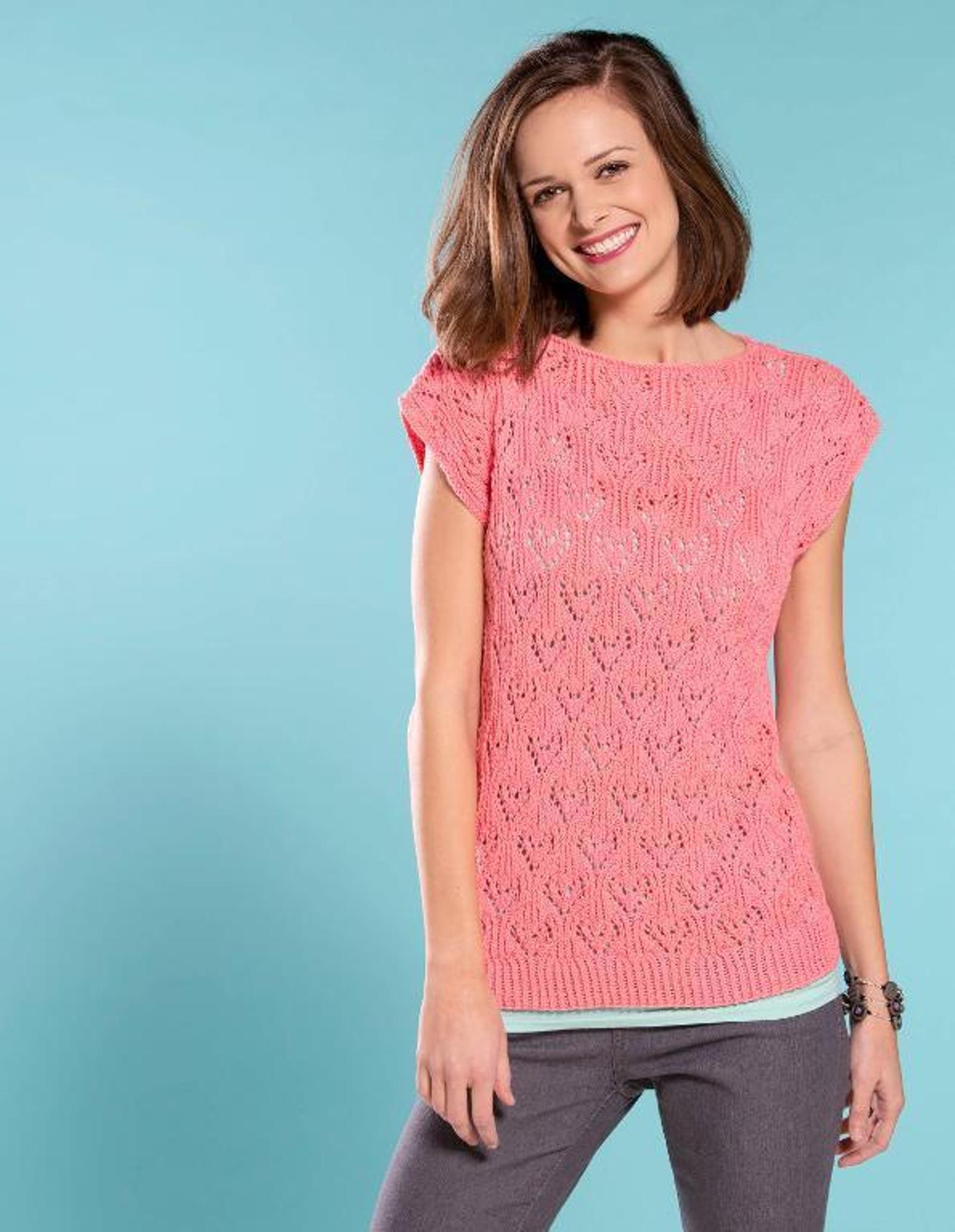 Love Lace Tee Knitting Pattern