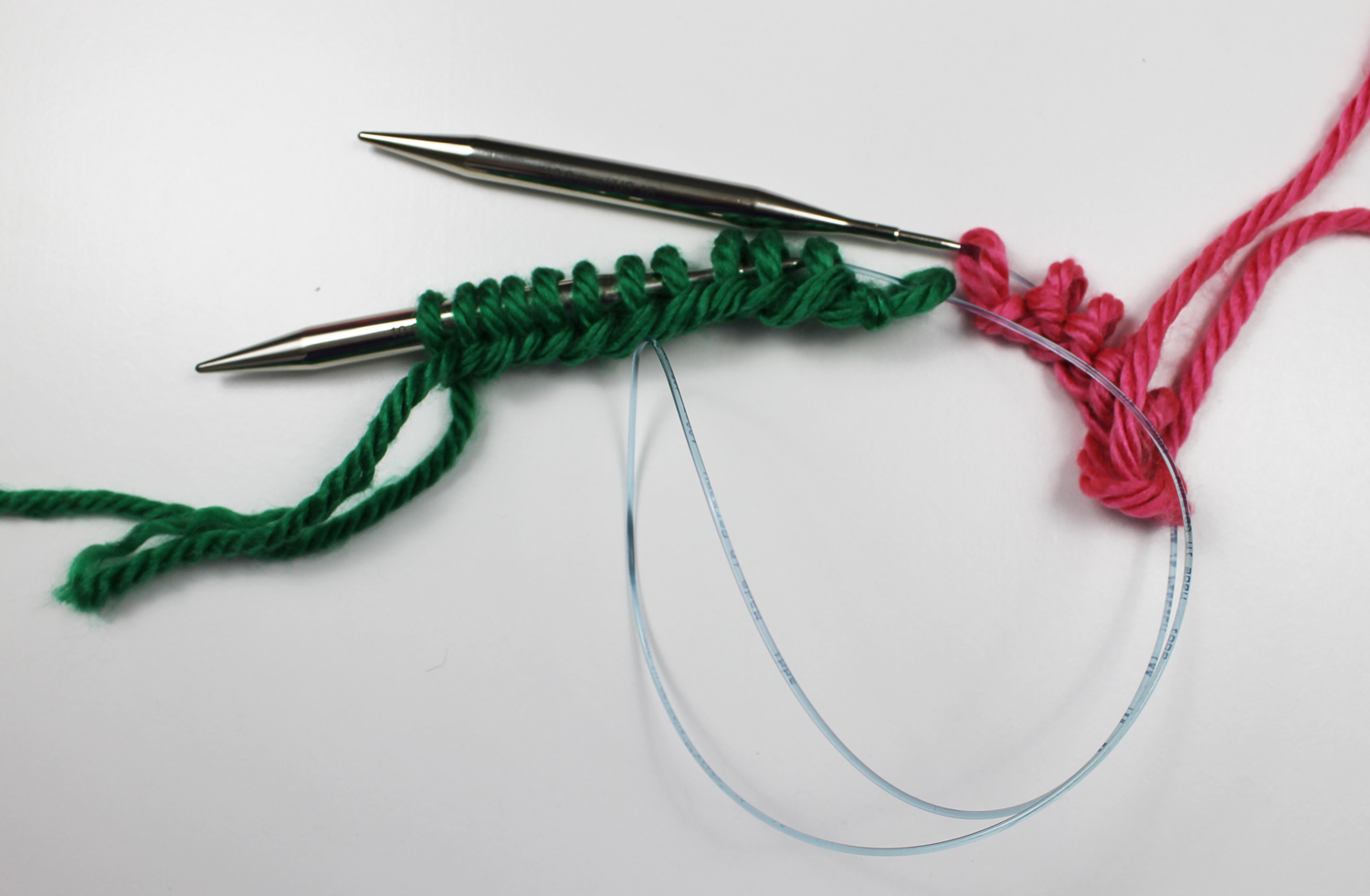 Knitting magic loop two at a time