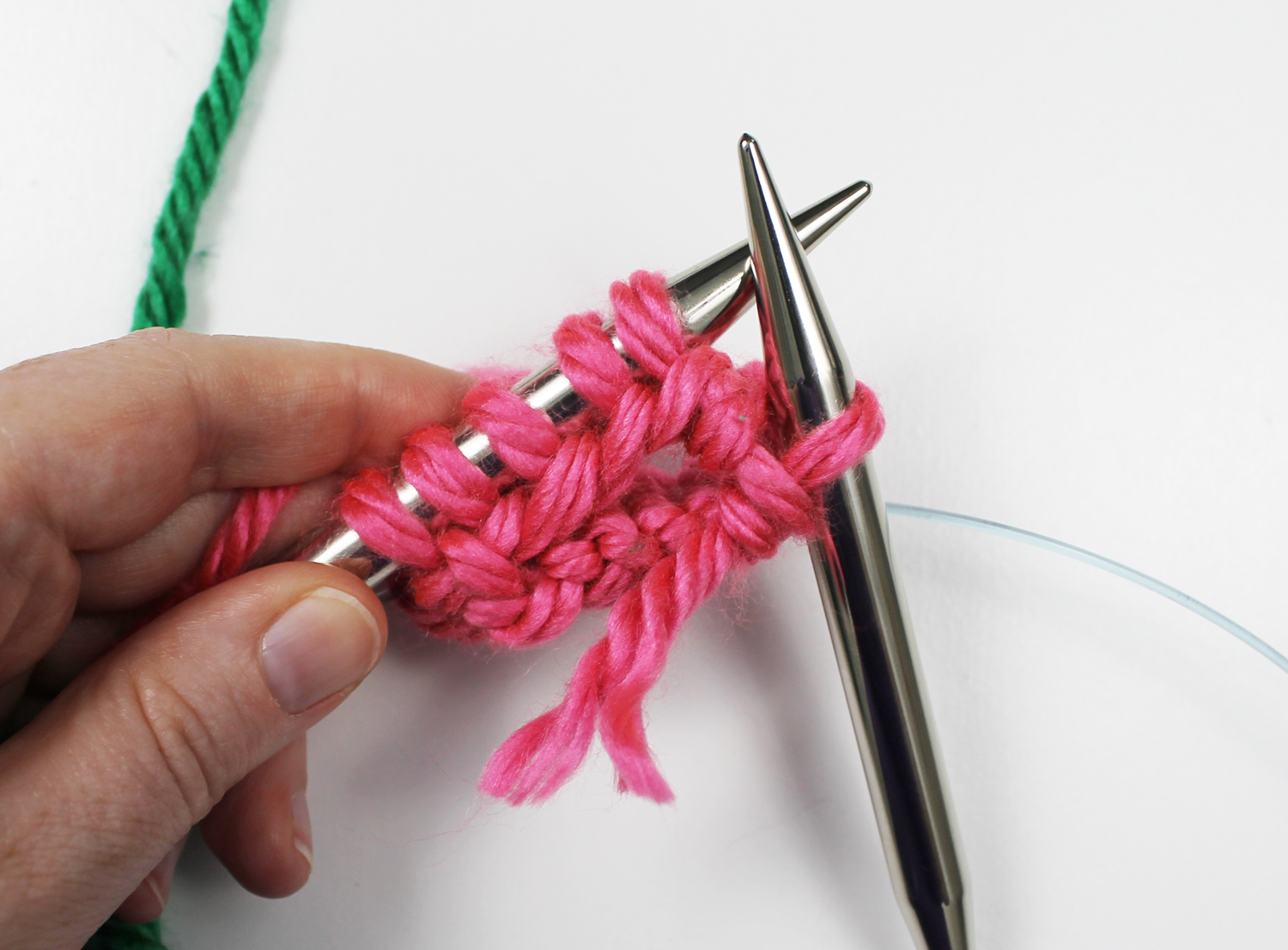 Knitting magic loop two at a time