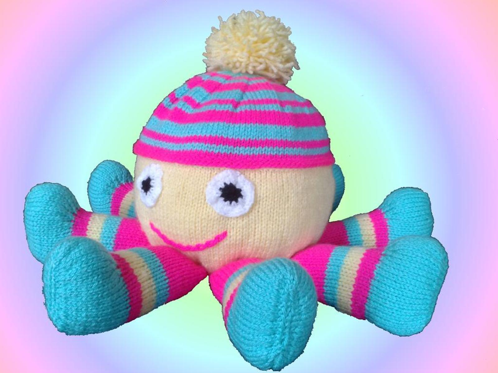 Octopus Soft Toy Knitting Pattern