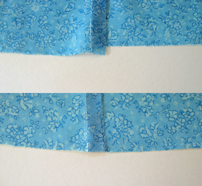 sew side seams accurately