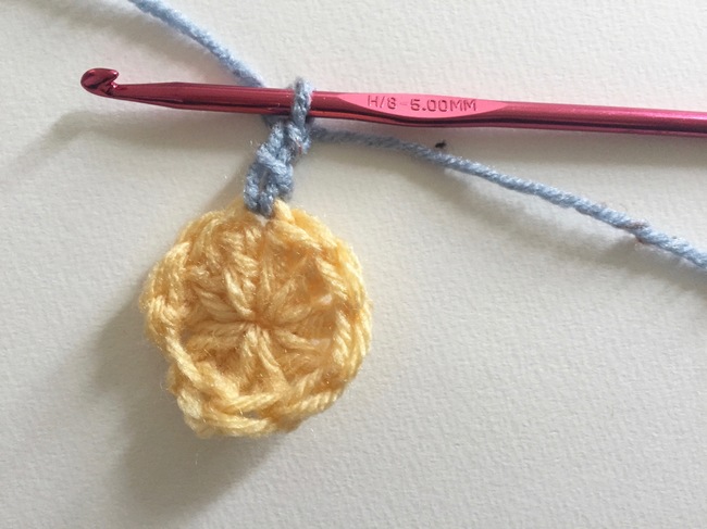standing double crochet stitch