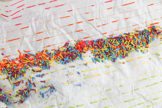 Sprinkles Popping off the Parchment Paper | Erin Gardner