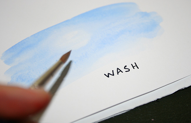 Watercolor wash