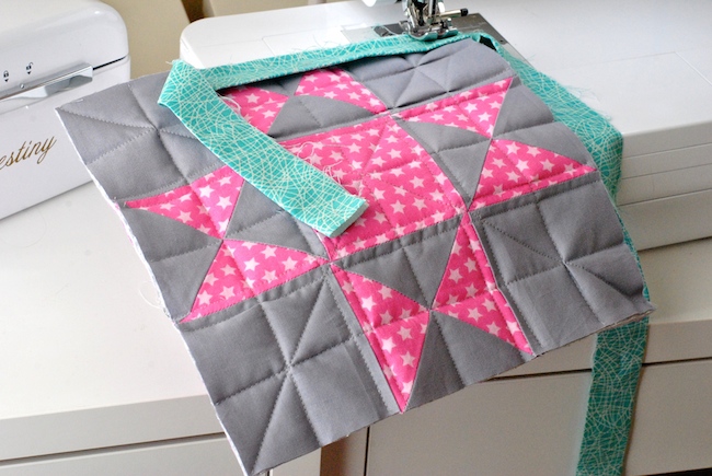 Sewing Binding on quilt top