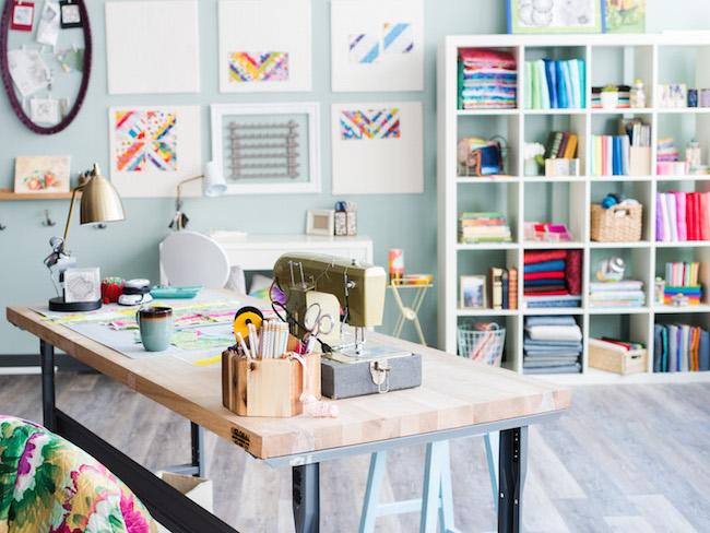 Craftsy's Organized Quilting Space