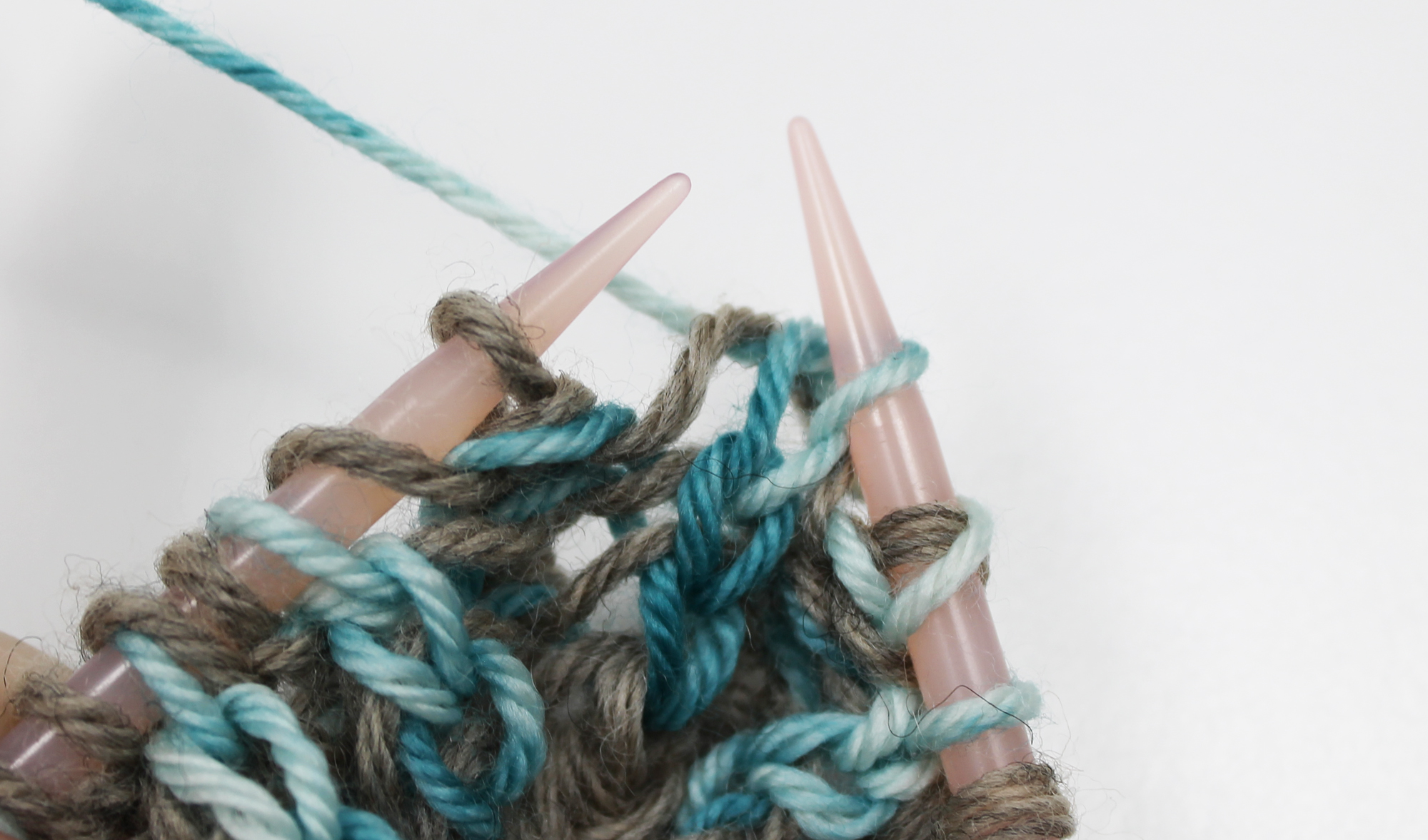 Brioche knit stitch