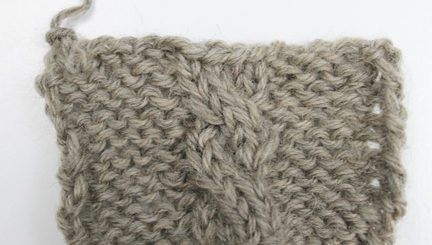 Cable bind off in pattern