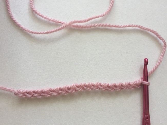 crochet chain for crochet bow pattern