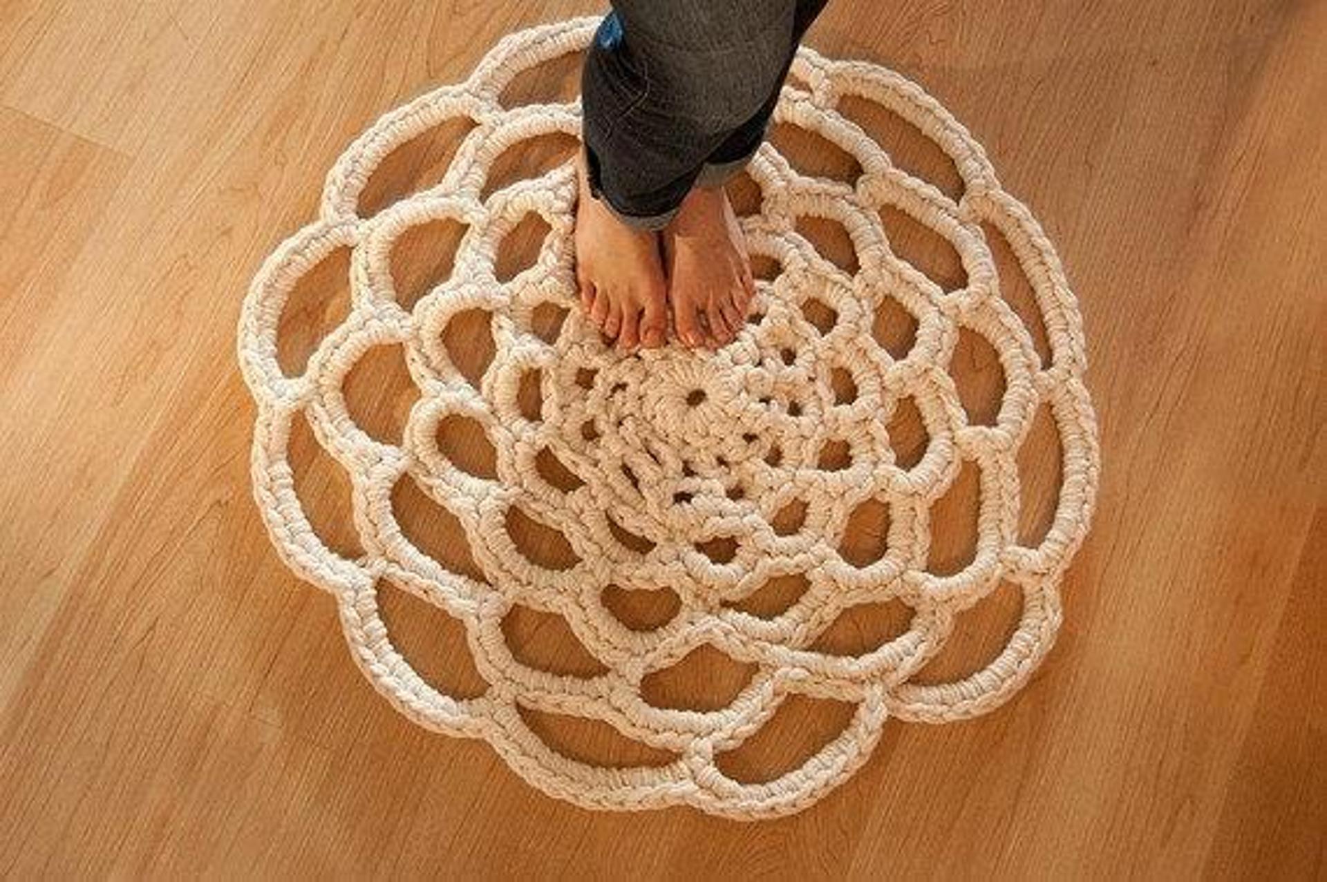 doily rug crochet pattern