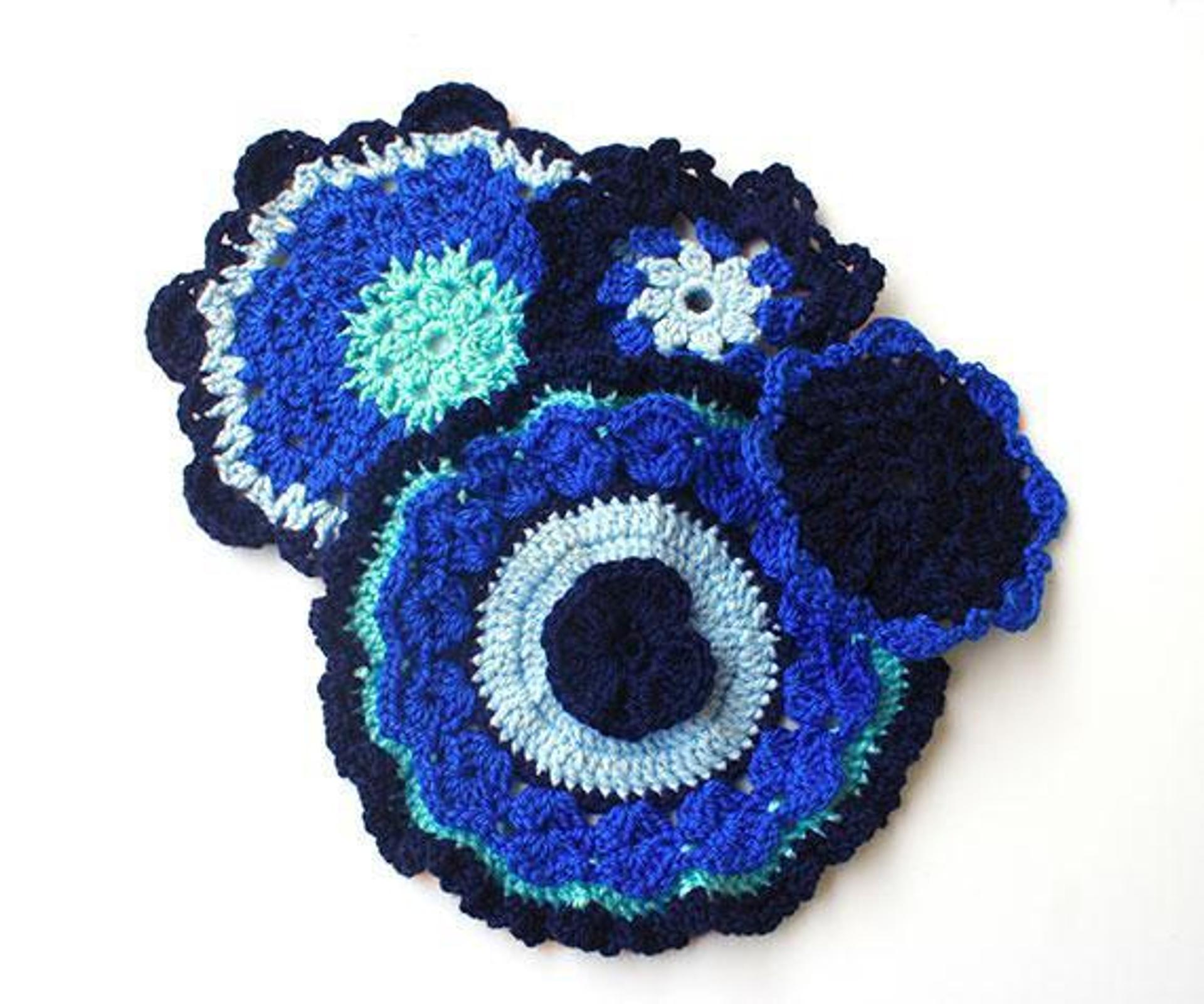 fancy crochet coasters free pattern