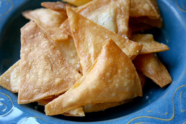 Fried tortilla chips