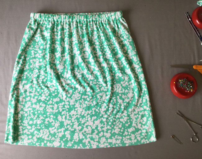 hem the skirt