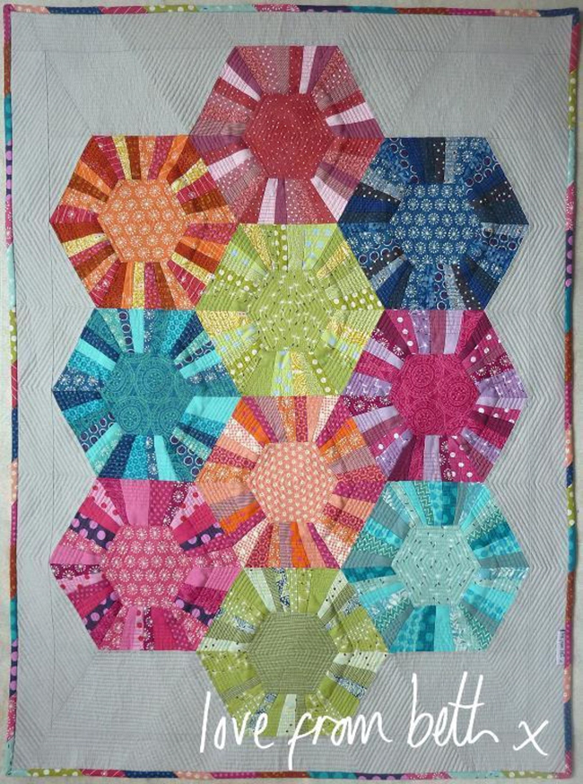 Modern Hexagons Quilt