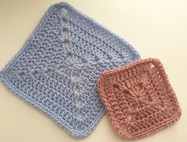 how to crochet a solid granny square