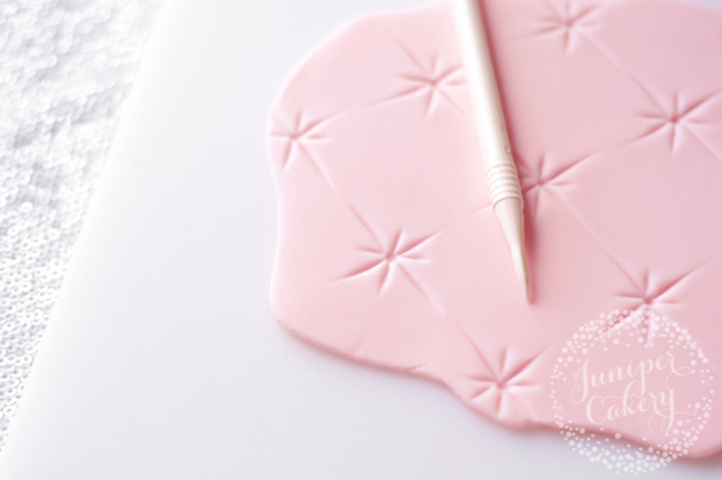 Quilted fondant tutorial