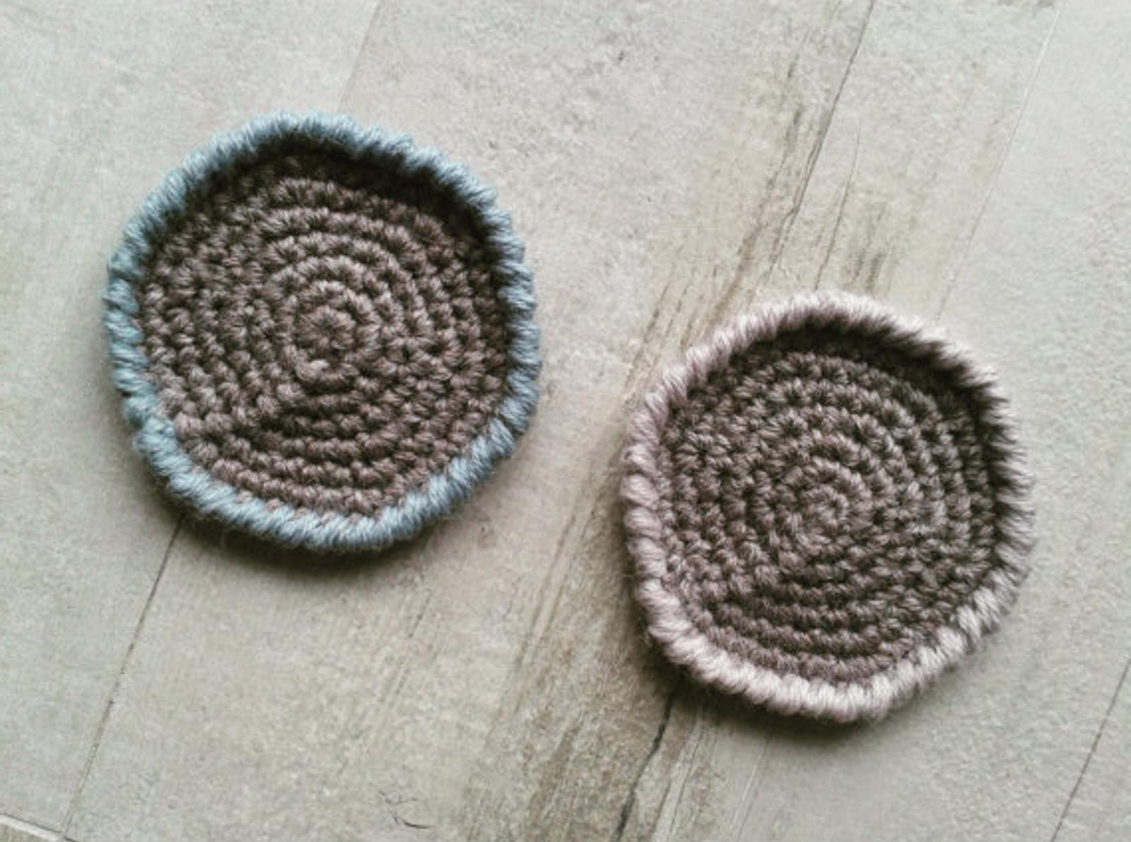 Modern Crochet Coasters