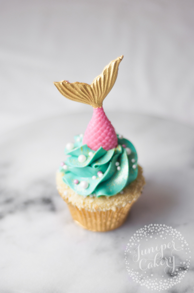 Guide to making a mermaid cupcake