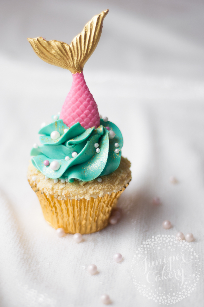 Learn how to make a mermaid cupcake