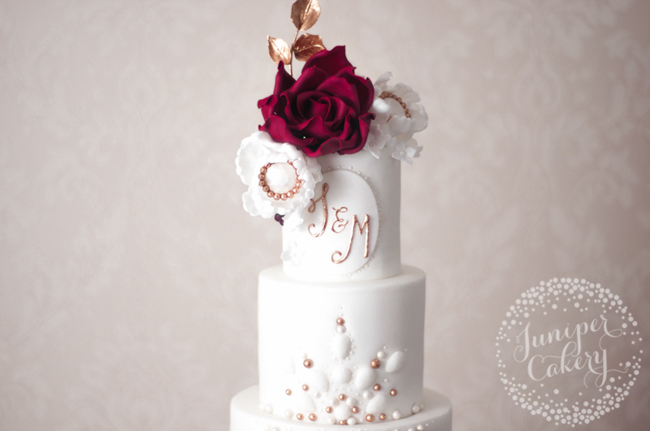 Learn how to add monograms to cakes