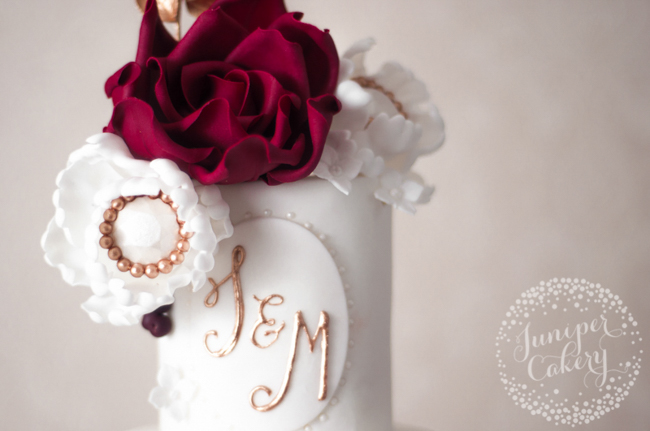 How to add monograms to cakes