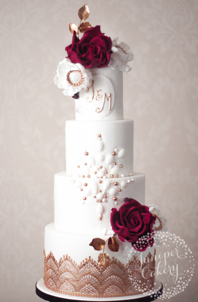 How to add monograms to cakes for a personal touch