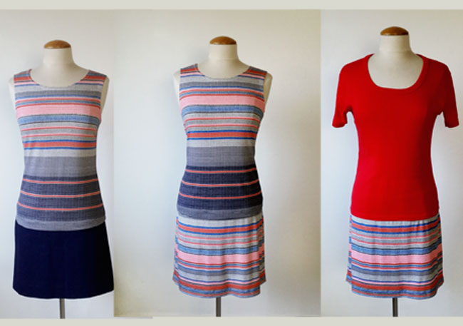 stripe outfit mix and match