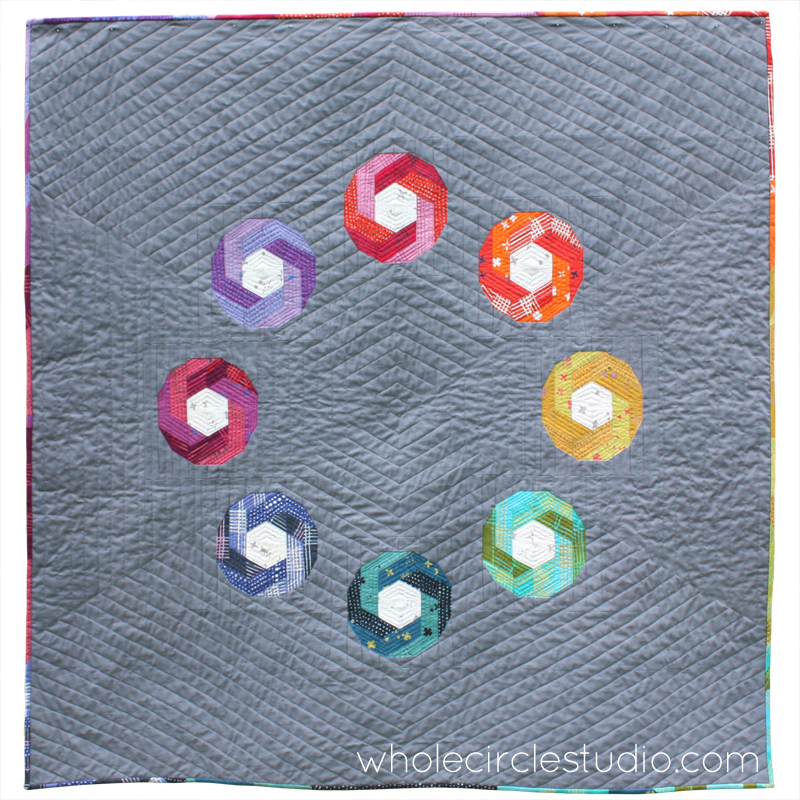 Shutter Snap quilt. Pattern by Whole Circle Studio