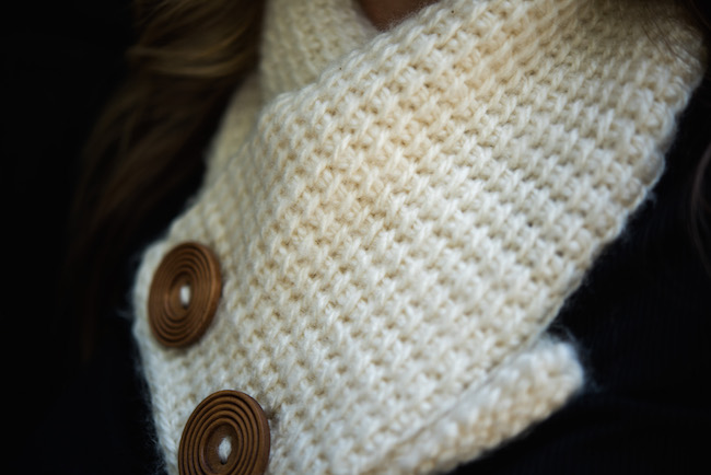 Tunisian Crochet Cowl