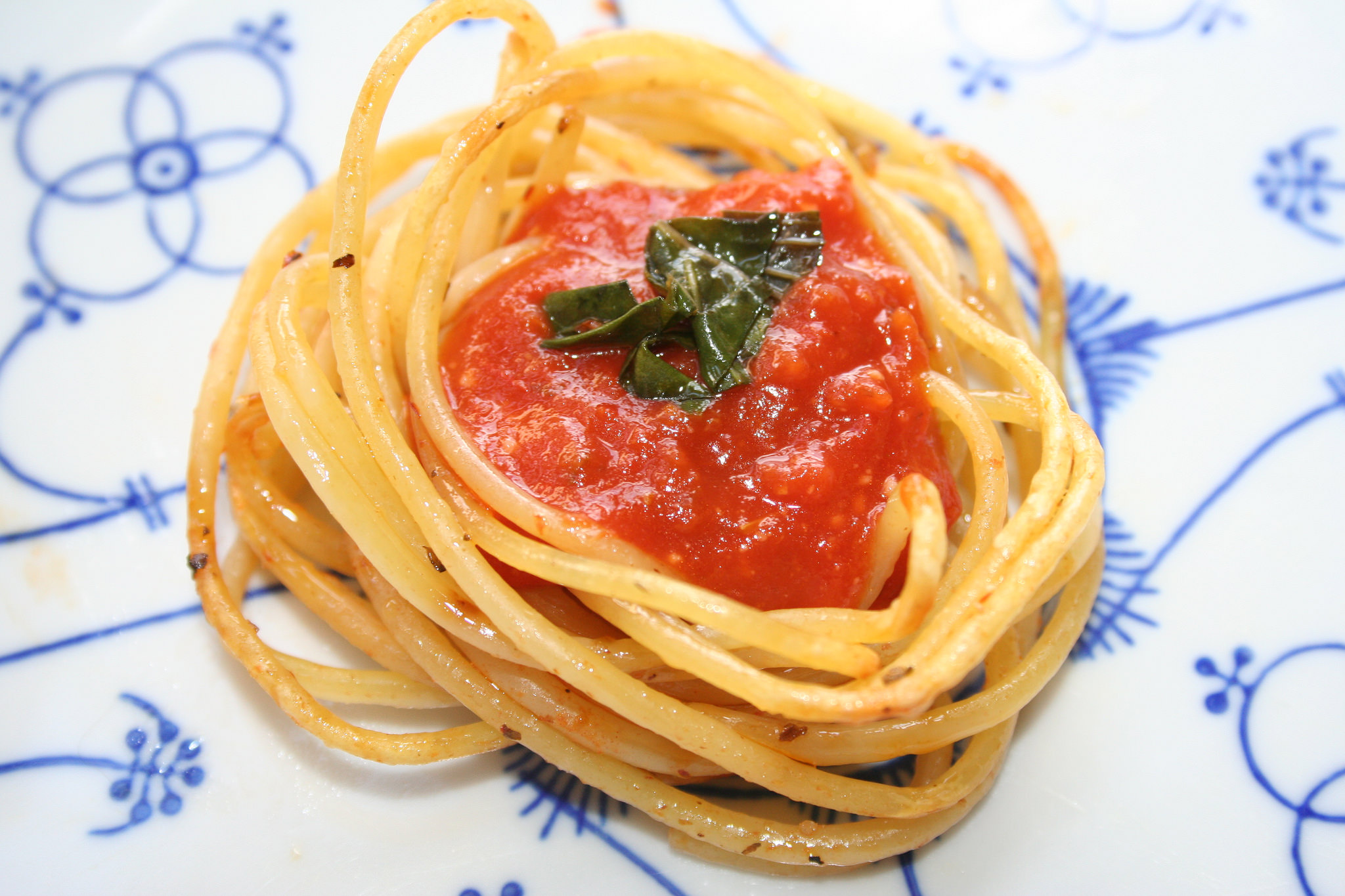 Bird nest pasta