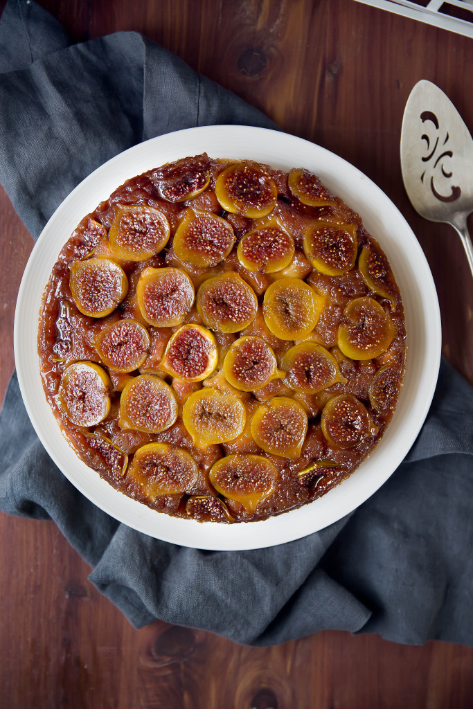 Fig upside down cake