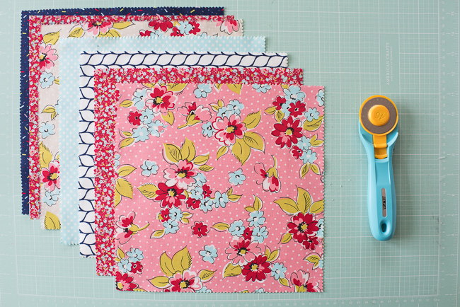 Boundless Flower Shoppe Fabrics and Rotary Cutter