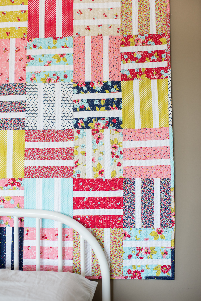 Beginner Baby Quilt With Boundless Flower Shoppe