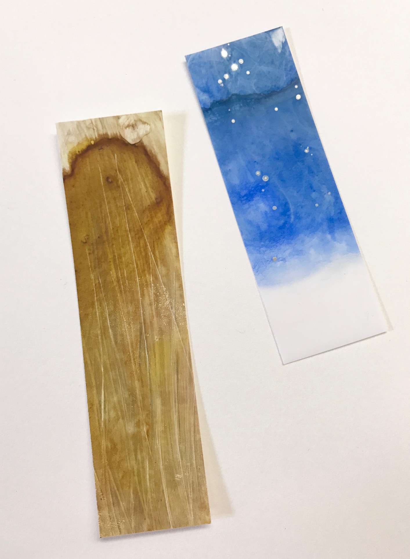 Watercolor Bookmarks