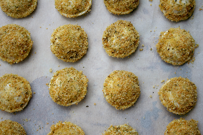Breaded ravioli