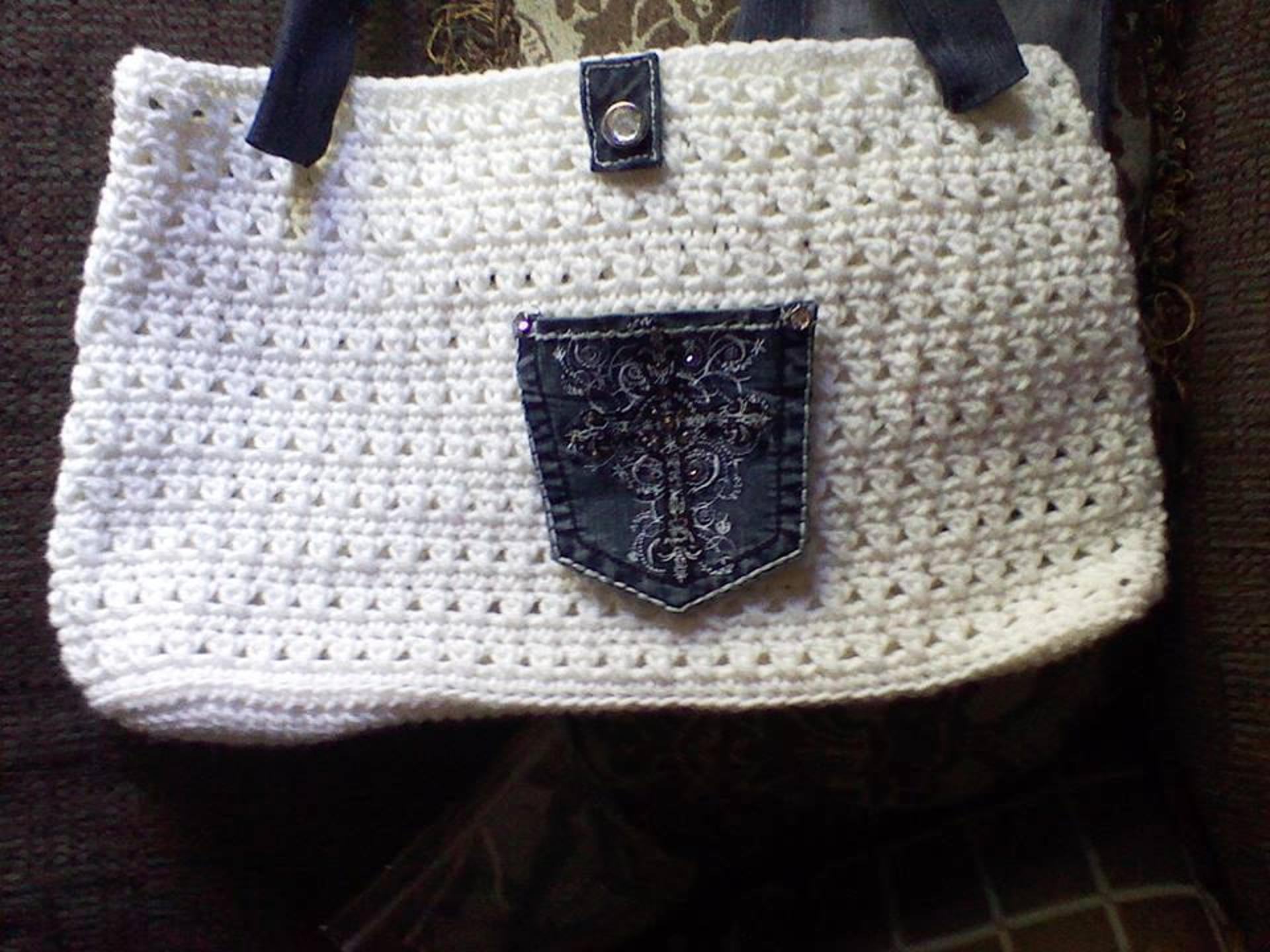 crochet denim purse pattern